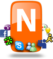 Nimbuzz logo network